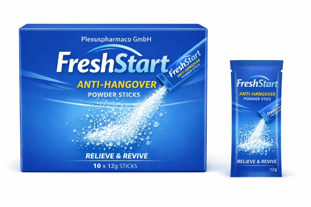 FreshStart Anti-Hangover Powder Sticks